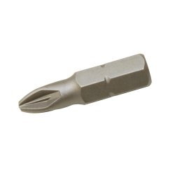 Boîte de 10 embouts nus Pozidriv® PZ1 1/4" – Longueur 25 mm – Acier Silicium S2 – MOB