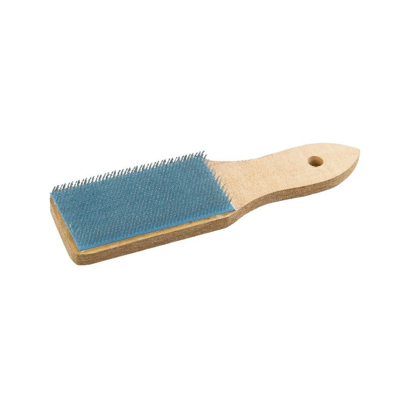 Carde à Lime (205 mm) - Brosse de nettoyage pour limes et râpes fil d'acier - MOB