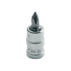 Douille tournevis - Type Philips 1/4'' - Acier Chrome Vanadium et embout Silicium S2 – Manipulation facilitée – MOB