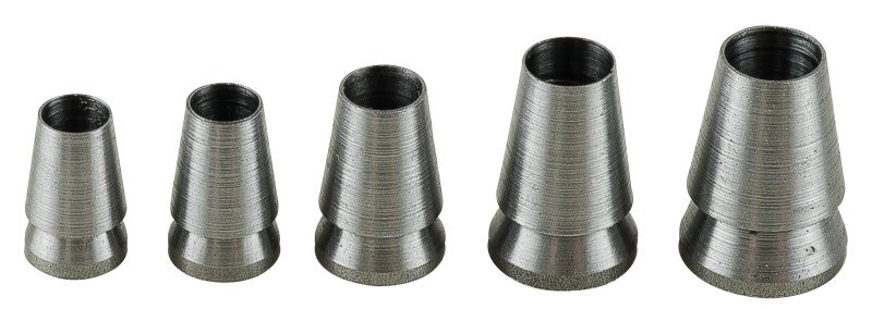 Composition de 5 coins pour réemmanchage – Ø 11 à 18 mm – Pour manches bois droits – MOB