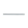 Jeu de 2 limes rondes de tronçonneuse – Limes nues – Taille simple mi-douce type 2 – Acier au carbone – MOB