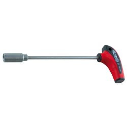 Clé à douille en T – 6 pans – Acier Chrome Vanadium – Forgée en 1 pièce – Poignée bimatière – MOB