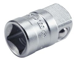 Augmentateur carré 3/8" à 1/2" – Pour douilles 1/2" – Chrome Vanadium – Épaulement extérieur – MOB