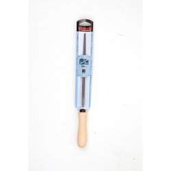 Lime ronde bâtarde – 200 à 250 mm – Acier allié au chrome – Dureté 65 ± 2 HRC – Manche bois PEFC – MOB