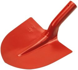 Pelle de terrassier ronde sans manche – Tôle 2 mm – Traitement thermique 45 à 50 HRC – 25 à 29 cm – MOB