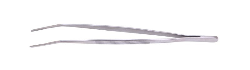 Brucelle arrondie coudée – Acier inoxydable – Forme coudée – 155 mm – MOB
