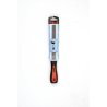 Lime plate à main mi-douce – Manche bi-matière – Acier allié au chrome – Dureté 65 ± 2 HRC – MOB
