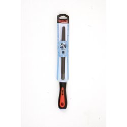 Lime triangulaire mi-douce – Manche bi-matière – Acier allié au chrome – Dureté 65 ± 2 HRC – 150 à 200 mm – MOB