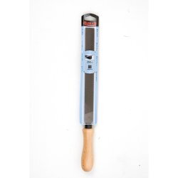 Lime plate à main bâtarde – Manche bois dur PEFC – Acier allié au chrome – Dureté 65 ± 2 HRC – MOB