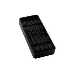 Module vide pour clés à pipe 6x6 pans – Thermoformé – 385 x 165 x 50 mm – MOB