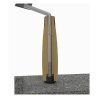Truelle américaine ronde - Gamme Excellence – Soie traversante – Lame acier traité – Tête 12 à 13 cm – MOB