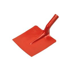Pelle de terrassier carrée sans manche – Acier traité thermiquement – Dureté 45 à 50 HRC – 25 à 27 cm – MOB
