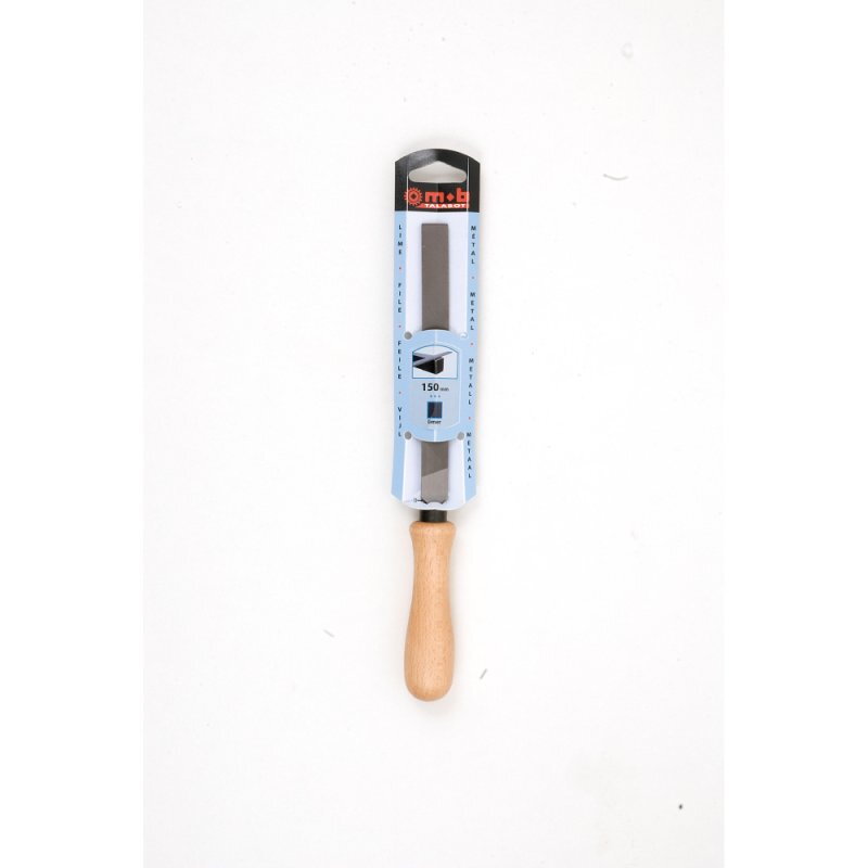 Lime demi-ronde mi-douce – 125 à 250 mm – Acier allié au chrome – Dureté 65 ± 2 HRC – Manche bois dur PEFC – MOB