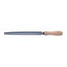 Lime demi-ronde mi-douce – 125 à 250 mm – Acier allié au chrome – Dureté 65 ± 2 HRC – Manche bois dur PEFC – MOB