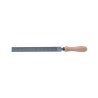 Râpe plate à main grosse piqûre – 200 à 250 mm – Acier 0,45 % carbone – Dureté 53 HRC – Manche bois dur PEFC – MOB