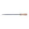 Râpe ronde grosse piqûre – Longueur 200 mm – Acier 0,45 % carbone – Dureté 53 HRC – Manche bois dur PEFC – MOB