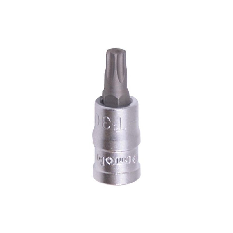 Douille tournevis Torx® 1/2" – Embout acier S2 – Longueur 5.5 cm – Douille Chrome Vanadium – Épaulement extérieur – MOB