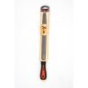 Râpe demi-ronde grosse piqûre – 200 à 250 mm – Acier 0,45 % carbone – Dureté 53 HRC – Manche bi-matière – MOB