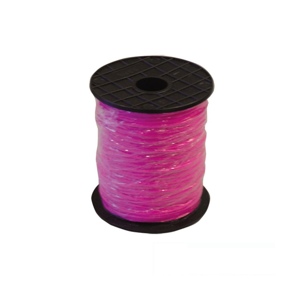 Tresse en bobine résistance 80kg Mondelin rose fluo