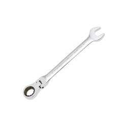 Clé mixte à cliquet articulée – Ouverture à 180° – Acier Chrome Vanadium – Cliquet 5° – 8 à 19 mm – MOB
