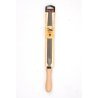 Râpe demi-ronde grosse piqûre – 200 à 250 mm – Acier 0,45 % carbone – Dureté 53 HRC – Manche bois PEFC – MOB