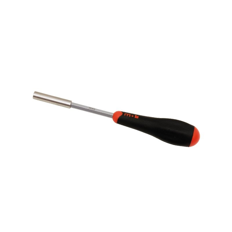 Tournevis porte-embout magnétique 1/4" – Manche REDGRIP bi-matière – Corps hexalobé – Longueur 210 mm – MOB