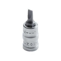 Douille tournevis à fente 1/2" – Longueur 55 mm – Embout acier Silicium S2 – Douille Chrome Vanadium – MOB