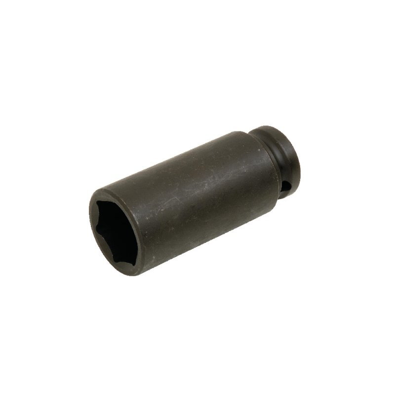 Douille à chocs longue 6 pans 1/2" – Longueur 80 mm – Acier haute résistance – MOB