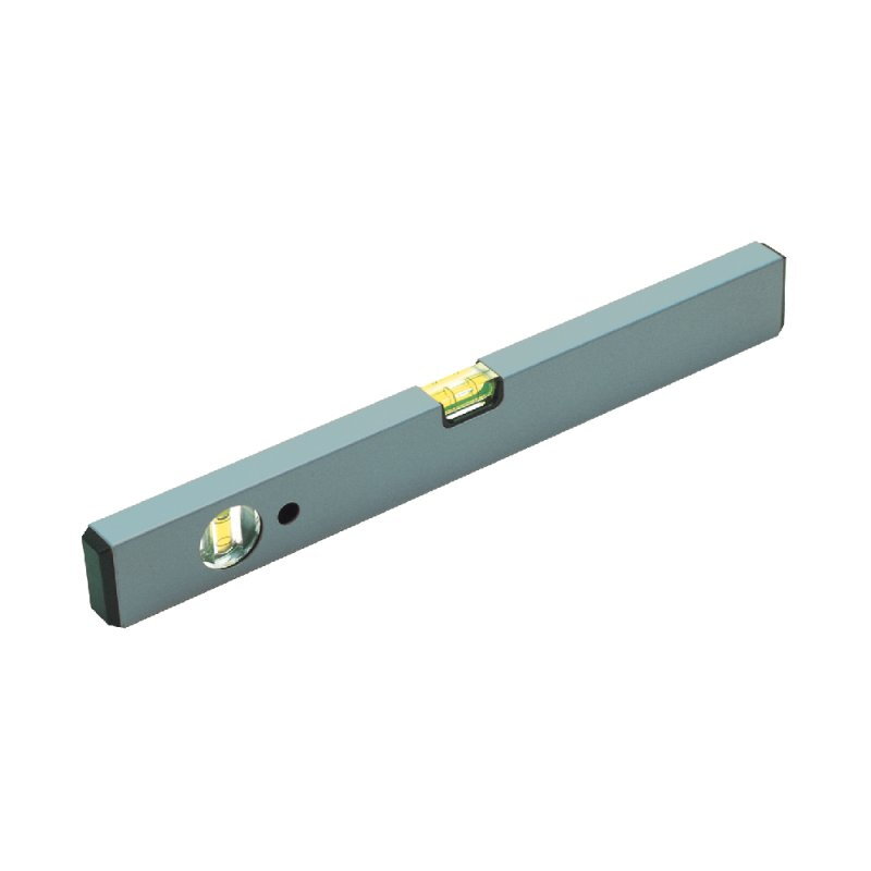 Niveau rectangulaire en aluminium – Longueur 30 cm – Format compact – MOB