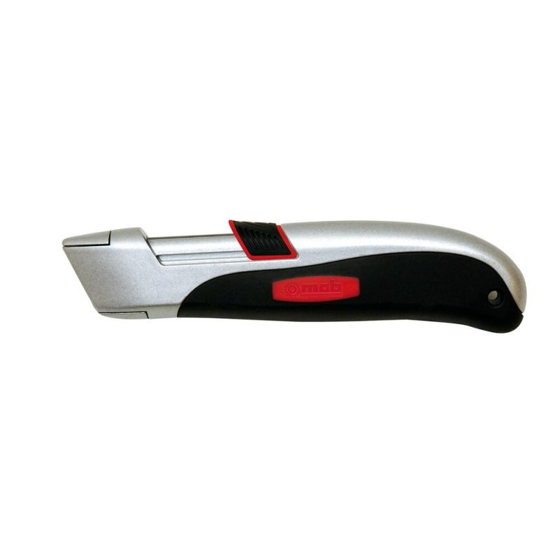 Cutter TopSecurity auto-rétractable – Double sécurité – Corps bi-matière ergonomique – Coupe sécurisée – MOB