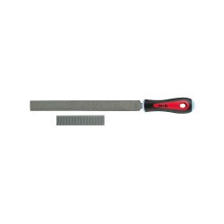 Lime mixte mi-douce – Double face lime et râpe – Manche bi-matière ergonomique – MOB