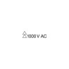 Clé à fourche isolée 1000 V – Acier haute résistance – Conforme EN 60900 – Dimensions 10 à 19 mm – MOB