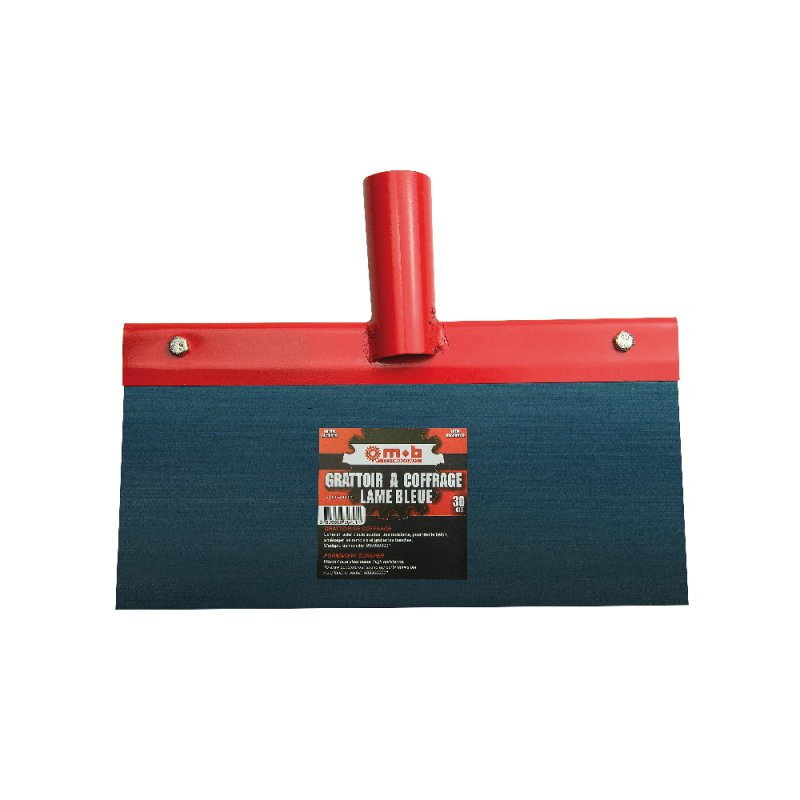 Grattoir à coffrage à lame vissée – Lame en acier extra-dur – Épaisseur 1 mm – Longueur 30 cm – MOB