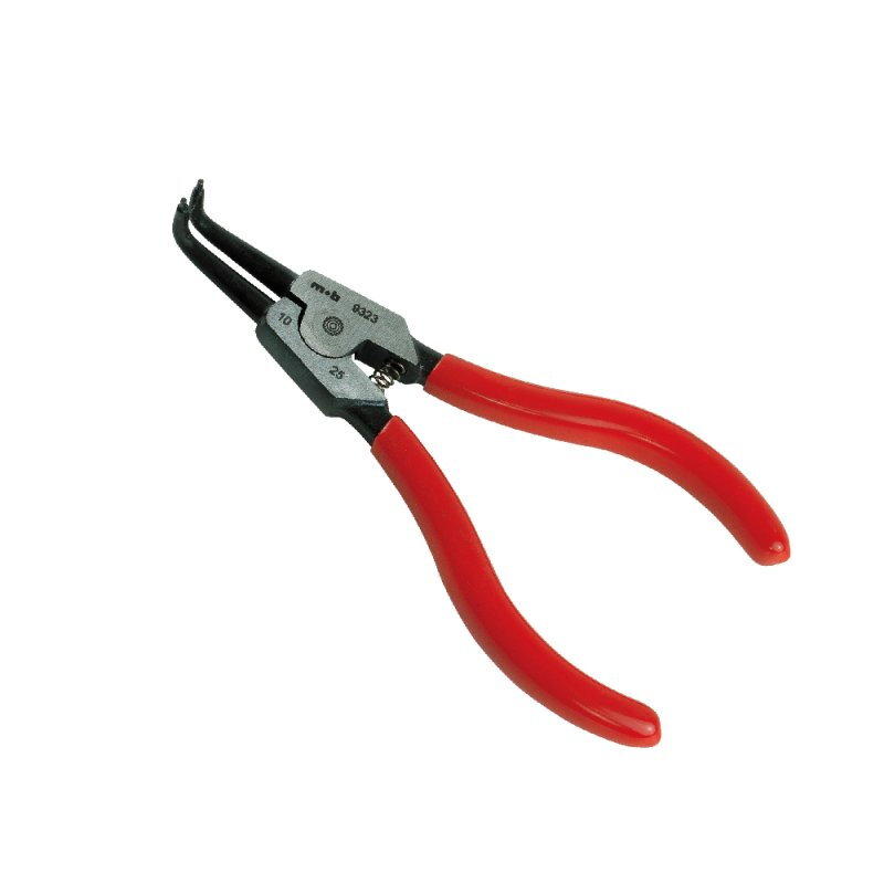 Pince à circlips extérieurs à becs coudés à 90° – Ressort de rappel – Becs trempés par induction – MOB