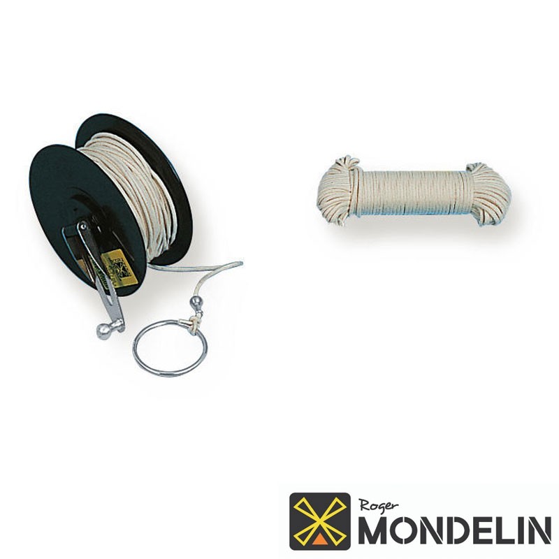 Cordeau de rechange en bobine coton tressé Mondelin 30M