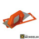 Platoir biseauté Espagnol inox/plastique Mondelin 28x12cm