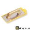 Platoir denté carré inox/bois Espagnol Mondelin 28x12cm